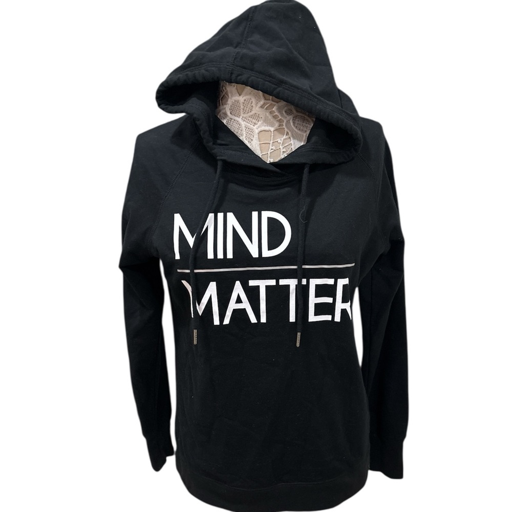GAP Black Mind Over Matter Hoodie sz M